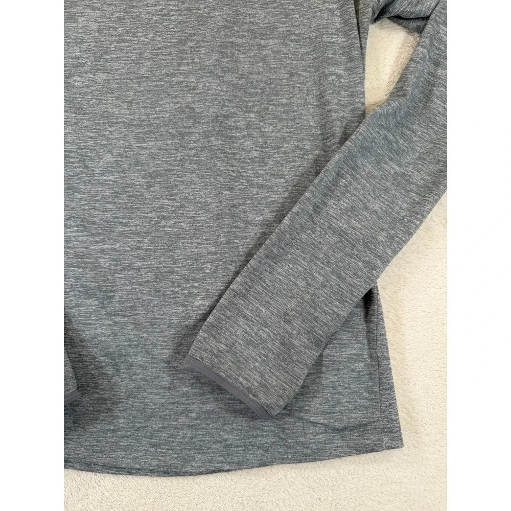 Nike Running Dri-FIT Hoodie Grey Heather Cow Neck 685818-065 Womens Small - Picture 6 of 16